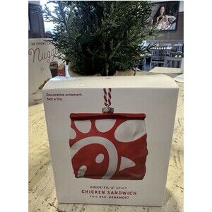 Chick-fil-A Spicy Chicken Sandwich Bag Holiday Ornament 2025 LIMITED EDITION